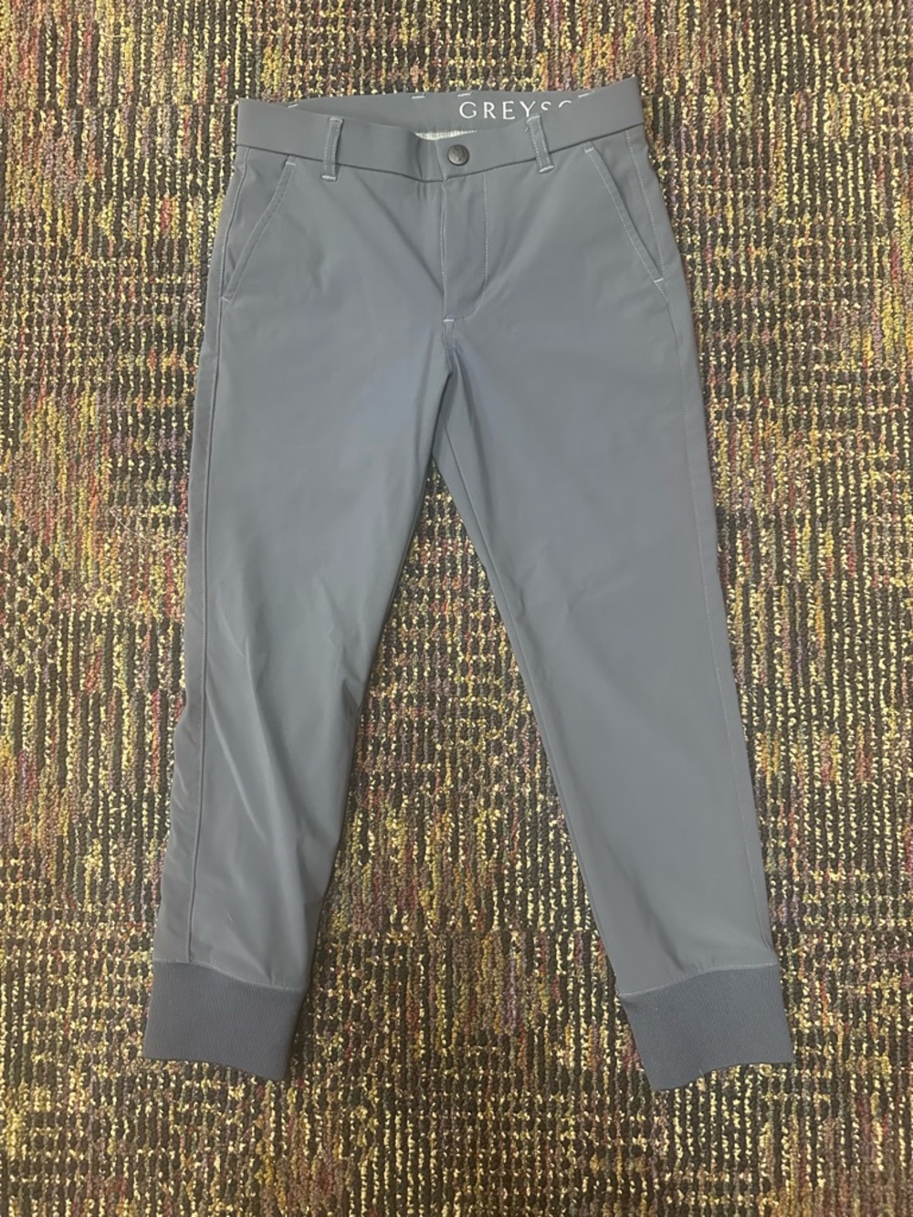 Greyson Boys Slate Gray Performance Montauk Golf Joggers